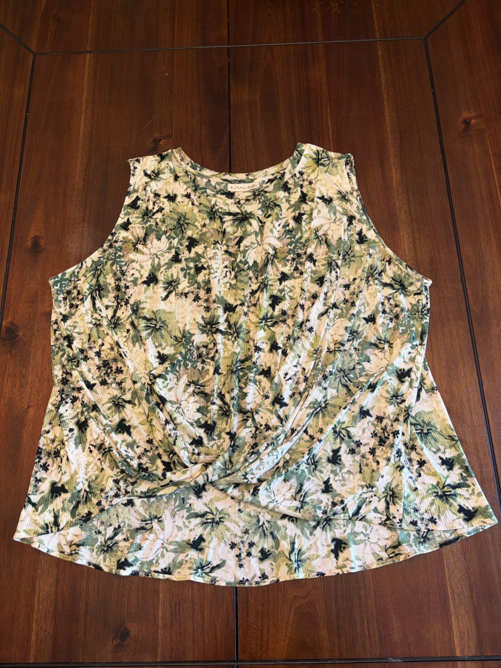 Green Patterned Dress Shirt